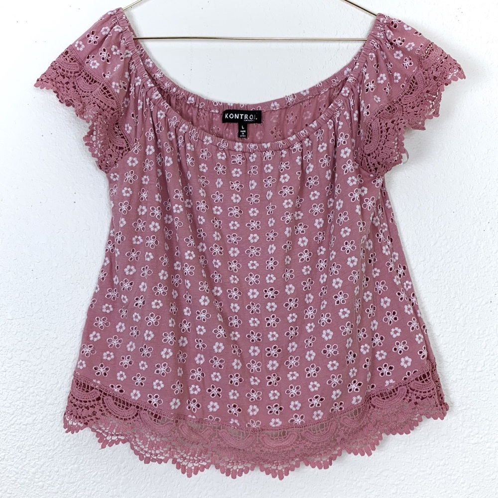 Kontrol | Off The Shoulder Crop Top